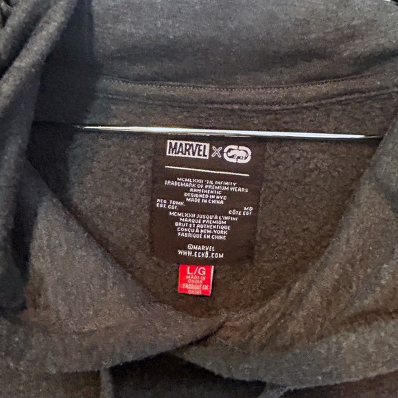 Ecko Unlimited Marvel Deadpool Hoodie, Black, Size L - Picture 3 of 8